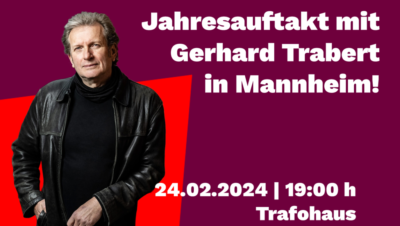 Gerhard Trabert kommt am 24.2. nach Mannheim @ Trafohaus | Mannheim | Baden-Württemberg | Deutschland