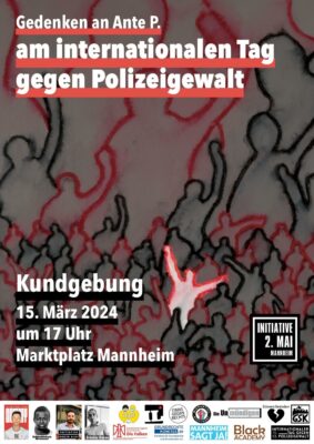 Gedenken an Ante P. am Internationalen Tag gegen Polizeigewalt @ Markplatz | Mannheim | Baden-Württemberg | Deutschland