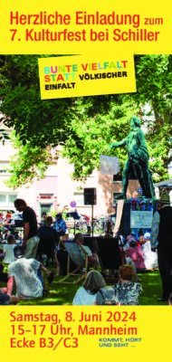 Einhalt statt Vielfalt! Politisches Kulturfest am Schillerplatz @ Schillerplatz | Mannheim | Baden-Württemberg | Deutschland