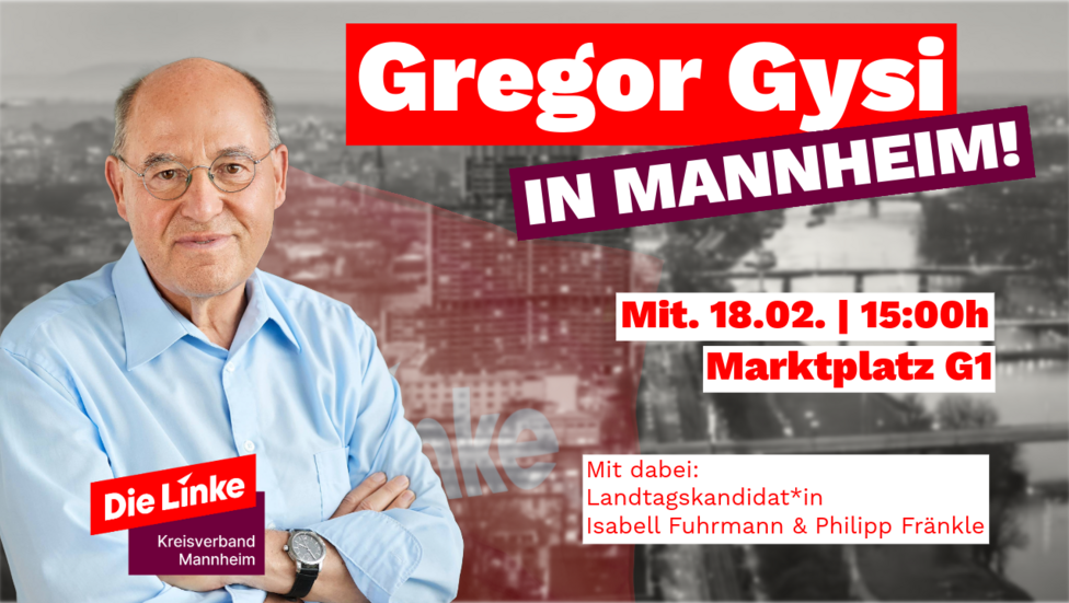 Gregor Gysi in Mannheim