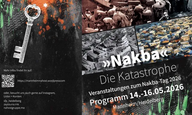 Nakba-Gedenktag 14. - 16. Mai