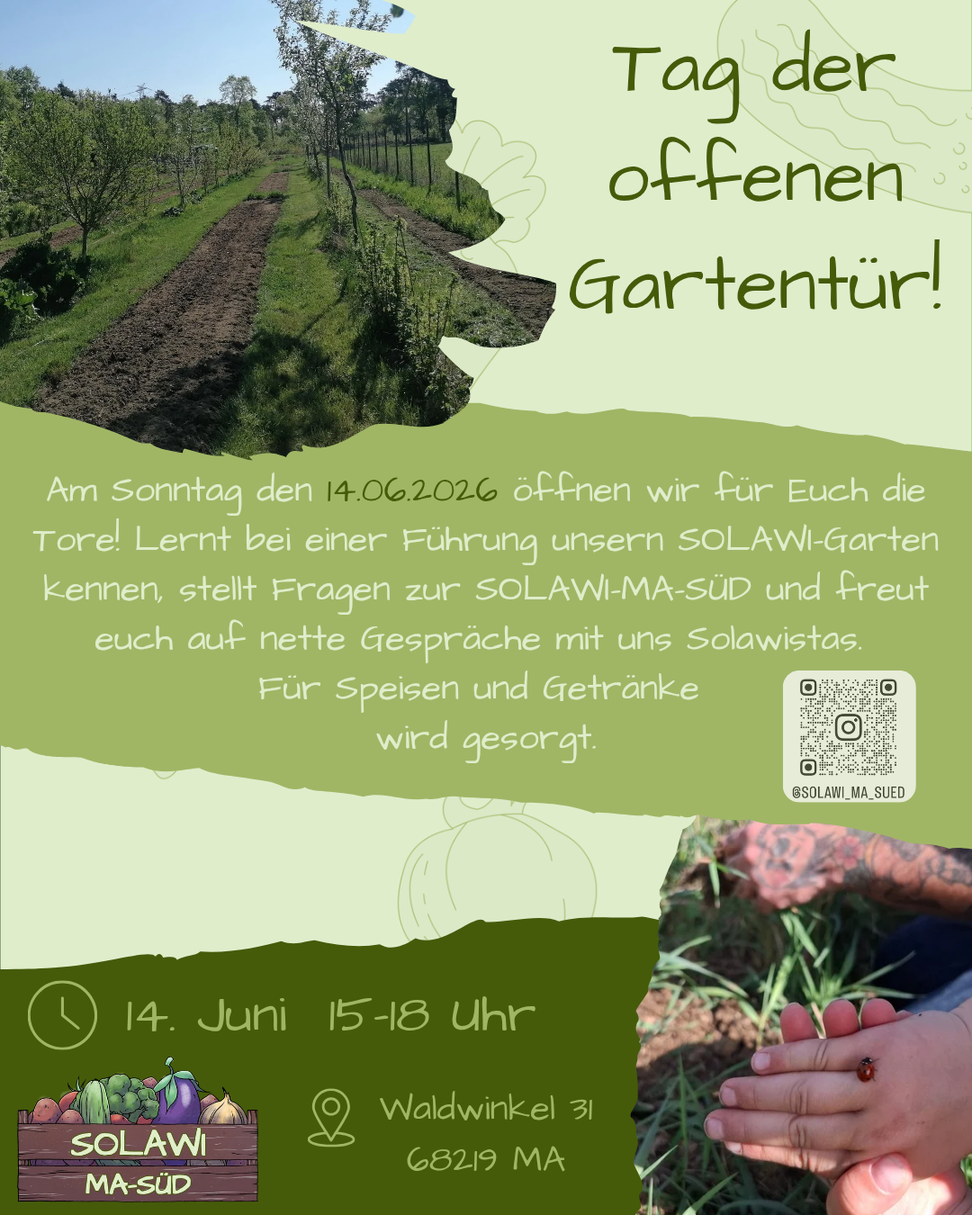 Tag der offenen Gartentür SOLAWI-MA-SÜD