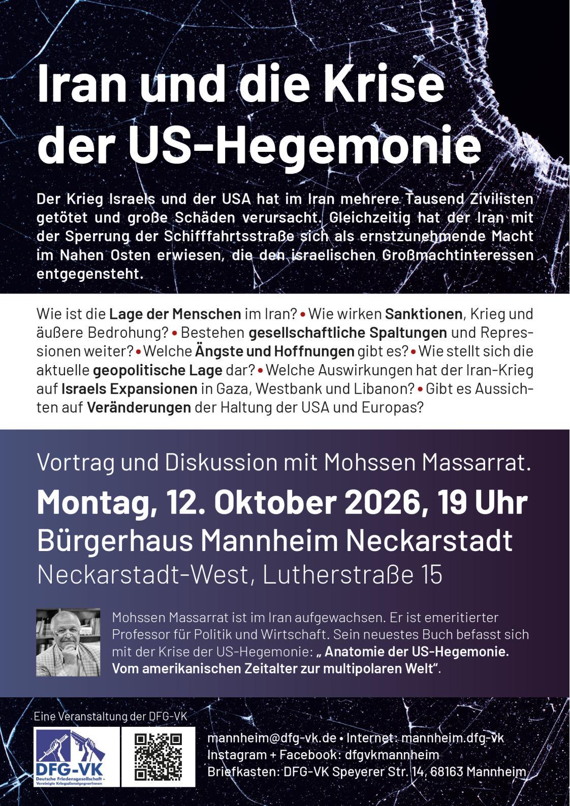 Veranstaltung: Iran und die Krise der US-Hegemonie