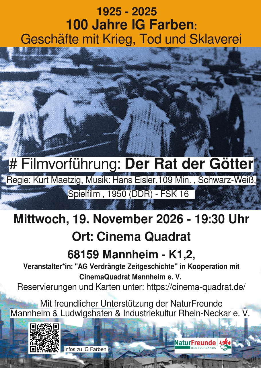 Filmvorführung: Der Rat der Götter